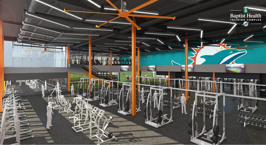 Miami Dolphins open training camp at Baptist Health Training Complex