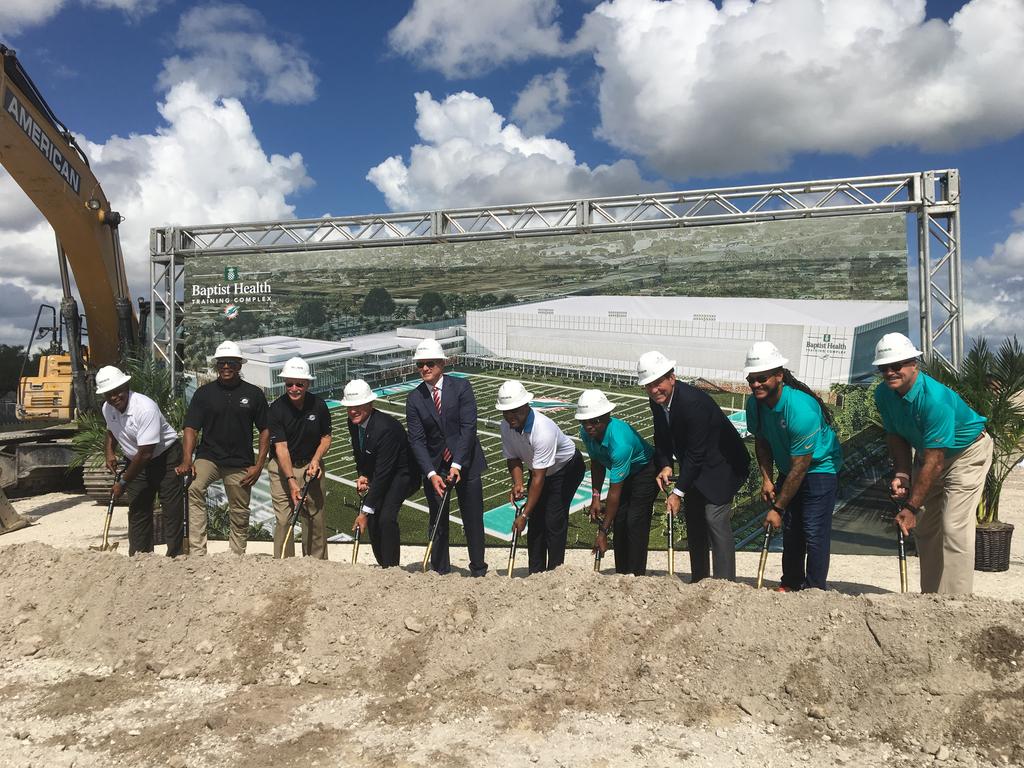 Miami Dolphins Break Ground On Best In Class Training Complex At