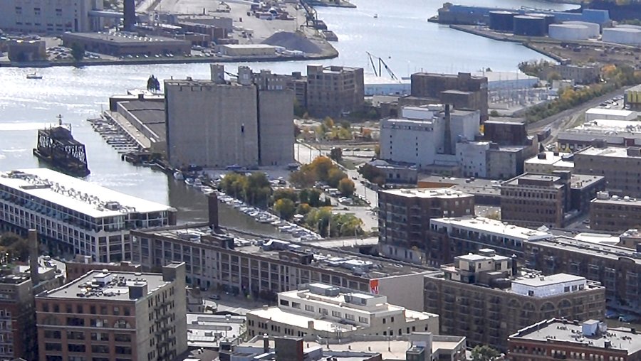 Riverside apartment building floated in Walker's Point Milwaukee