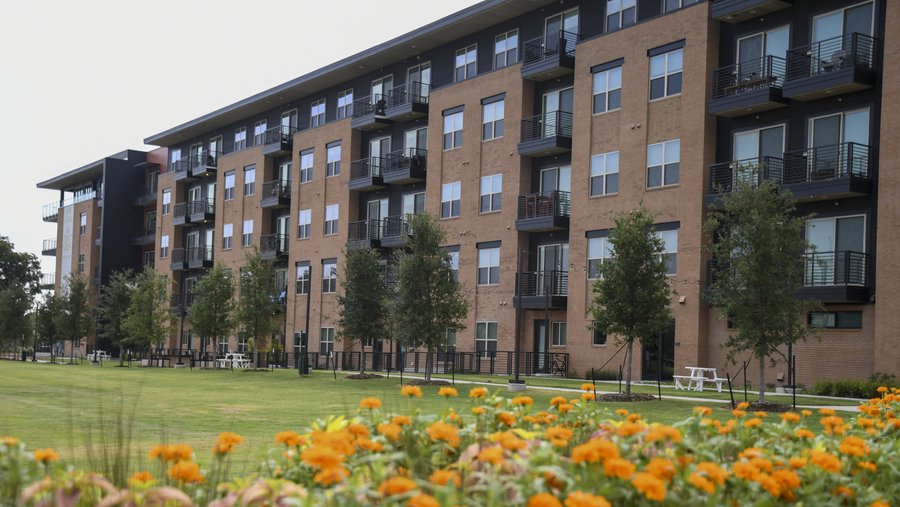 Three apartment complexes on the way in Arlington, Grapevine and