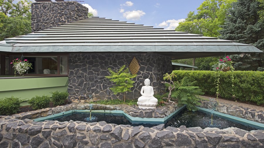 クロード・モネ、GARDEN HOUSE ON THE BANKS OF THE クロード・モネ、GARDEN HOUSE ON THE BANKS OF THE