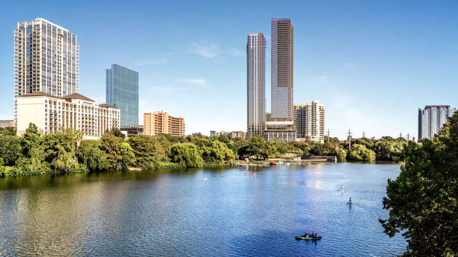 The Travis embraces two-tower design in downtown Austin - Austin