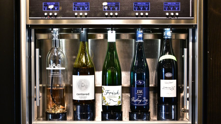 The Shaker & Vine at Schenectady's Mohawk Harbor is an automated,  self-serve wine bar - Albany Business Review