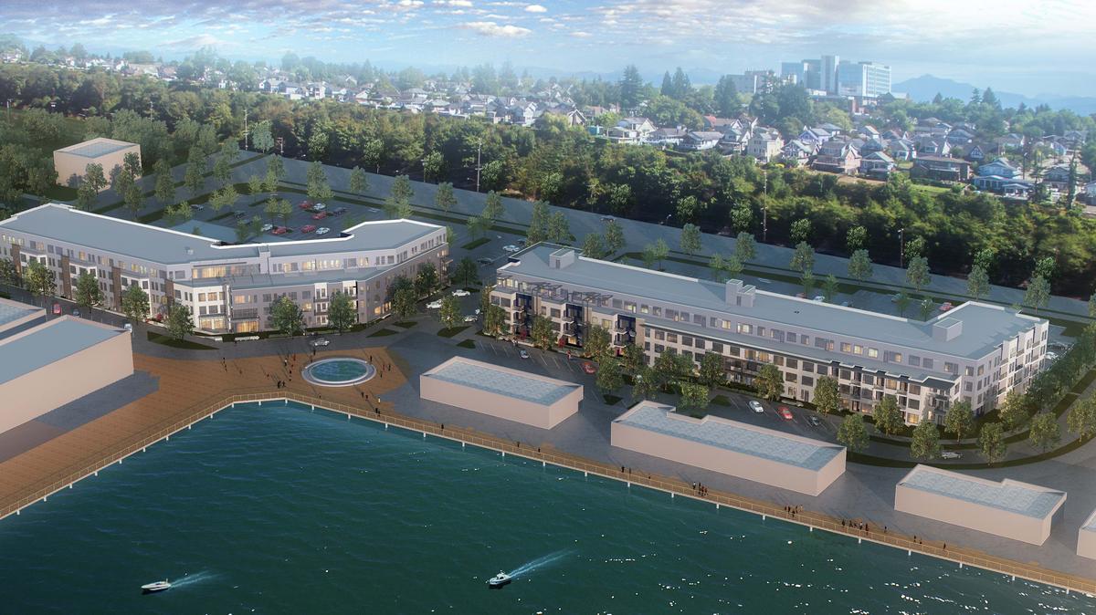 Port of Everett's first residential development breaks ground Puget