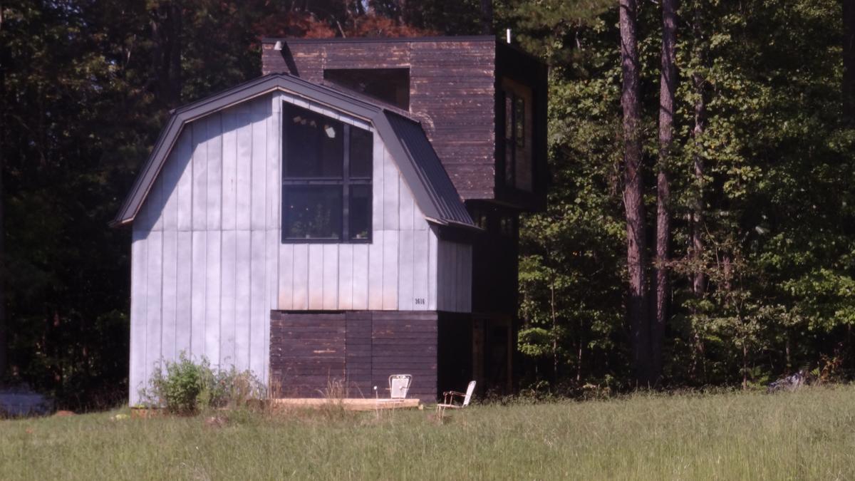 Architect Michael Clapp lives and works in his Whitsett, NC, barn