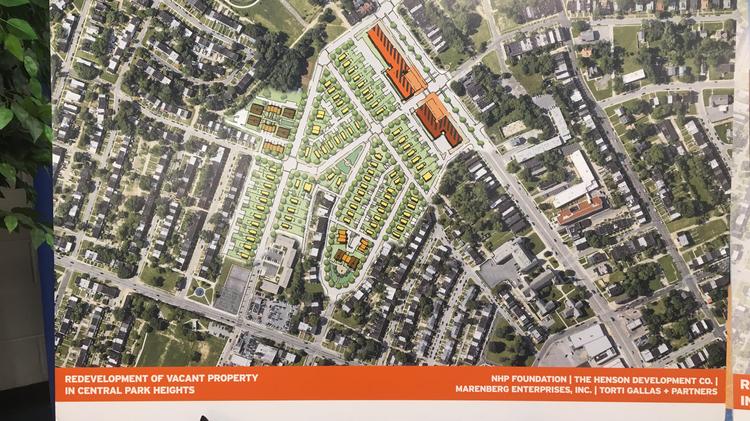 Park heights baltimore map