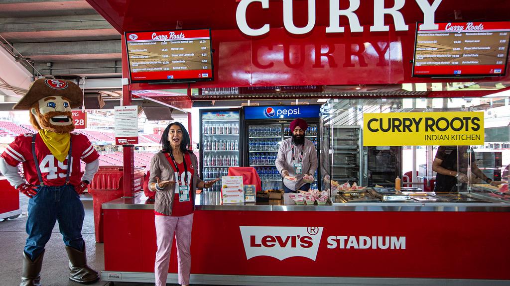Levi's Stadium, San Francisco 49ers bring in local food options like Super  Duper Burgers, Curry Roots, Gold Bar whiskey - Silicon Valley Business  Journal