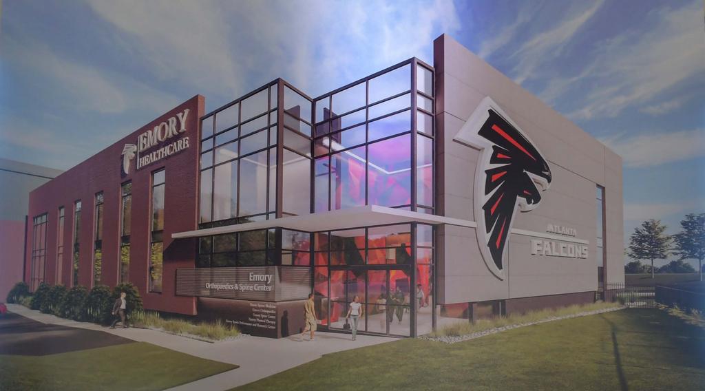 Emory Healthcare and the Atlanta Falcons officially open new orthopaedics  clinic and sports performance and research center