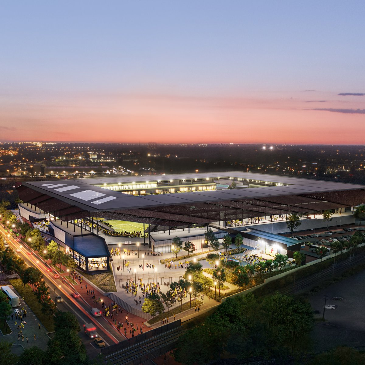 NEW CREW STADIUM  Columbus Crew SC unveils latest renderings and