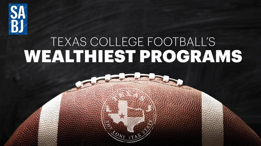 Texas' wealthiest college football programs ranked San Antonio