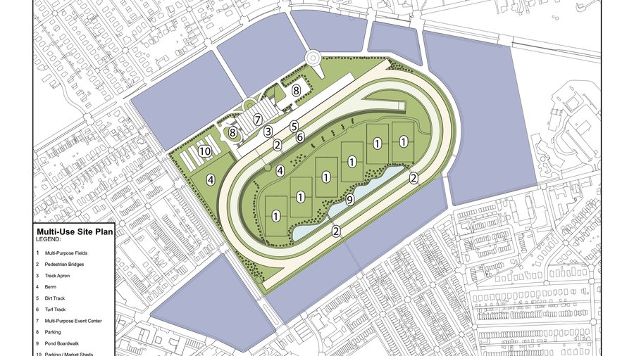 Preakness Map Pimlico and Laurel renderings - October 2019
