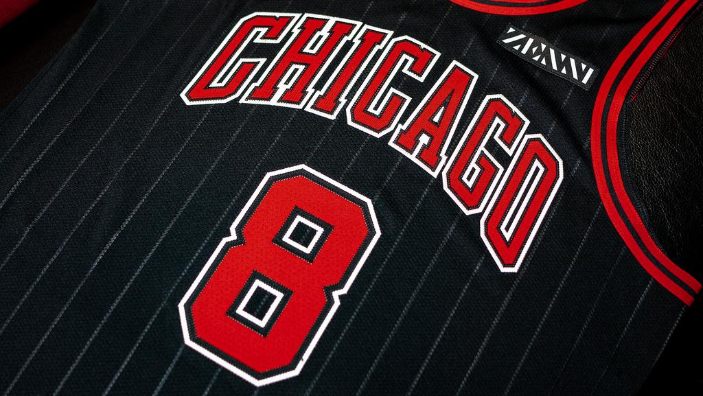 chicago bulls pinstripe jersey