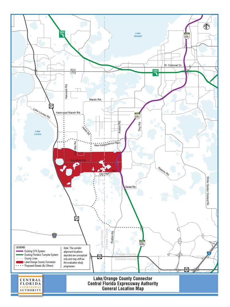 Central Florida Expressway Map Two Central Florida Road Expansion Projects Worth 700 Approved Orlando Business Journal