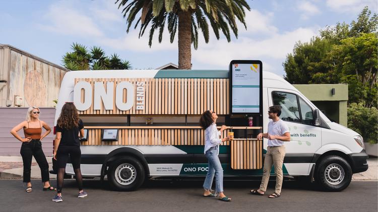 Ono Food Deploys Robot Powered Food Truck Serving Smoothies