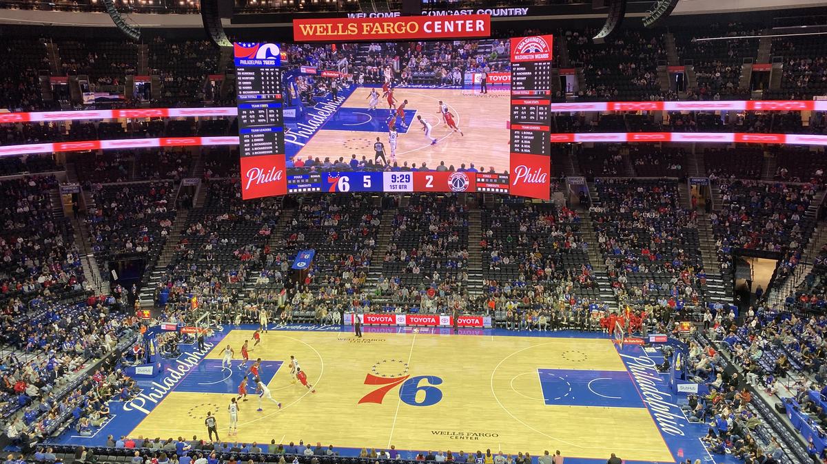 Philadelphia 76ers to add LED walls behind baskets as NBA looks for ...