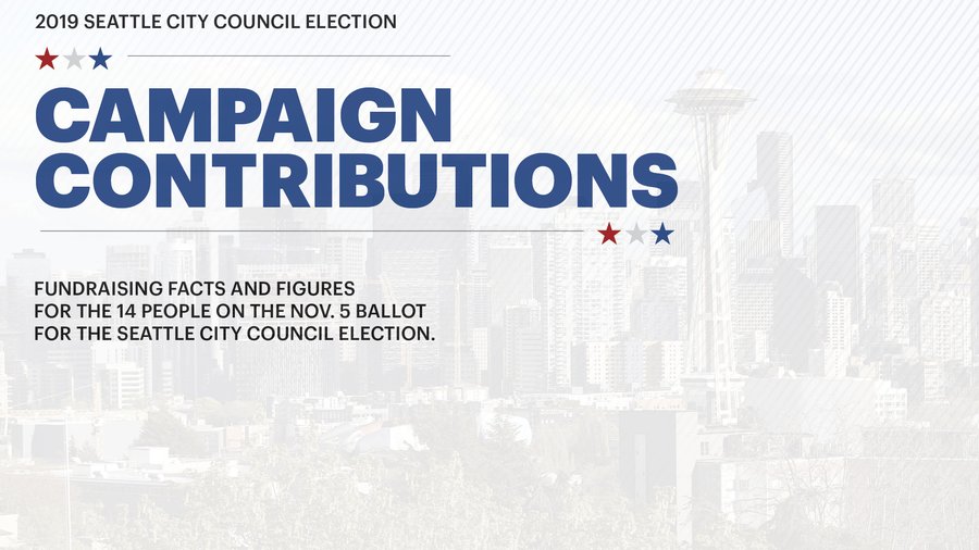 Seattle City Council election Who's raising (Kshama Sawant), donating