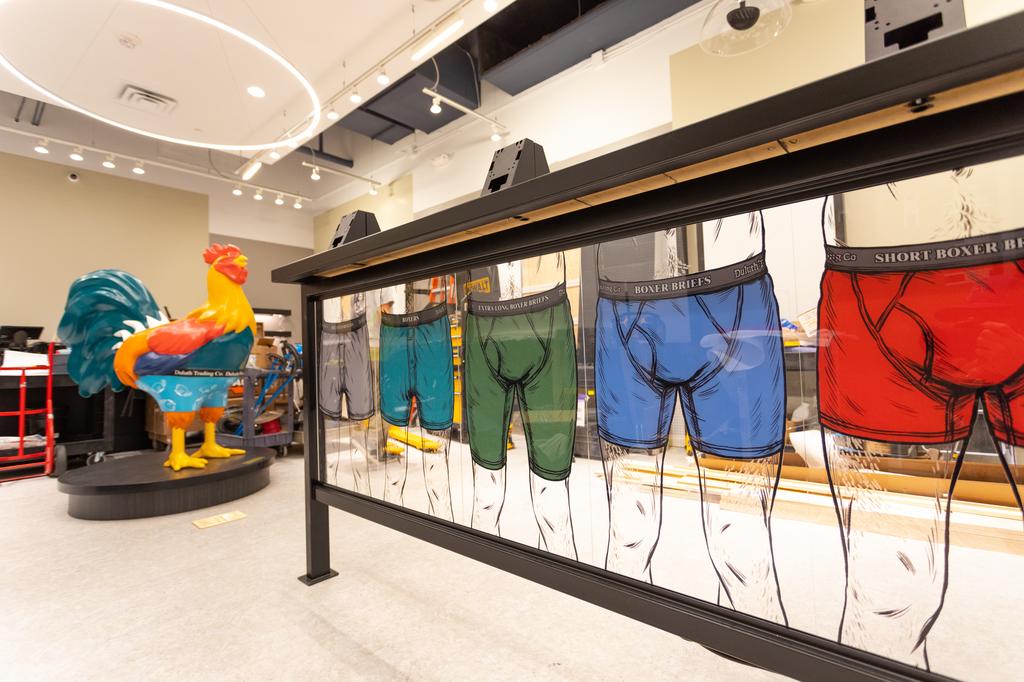 Duluth Trading Co. is opening a Museum of Man Area and Underwear