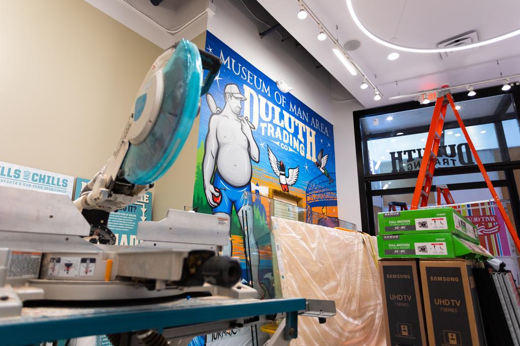 Duluth Trading Co. is opening a Museum of Man Area and Underwear