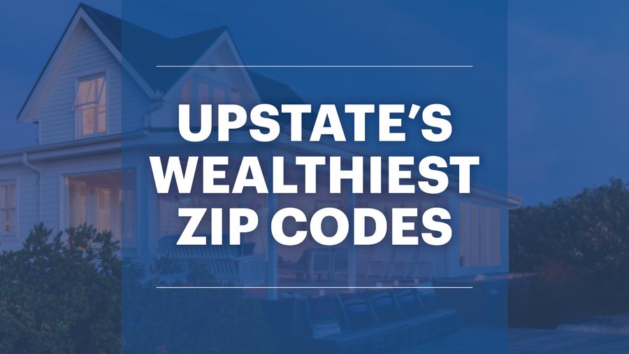 Upstate New York's wealthiest ZIP codes include suburbs of Albany