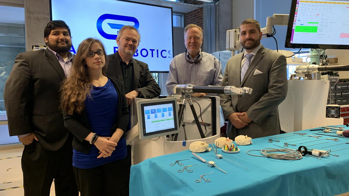 Baltimore's Galen Robotics aims to have its robots in operating rooms next year - Image