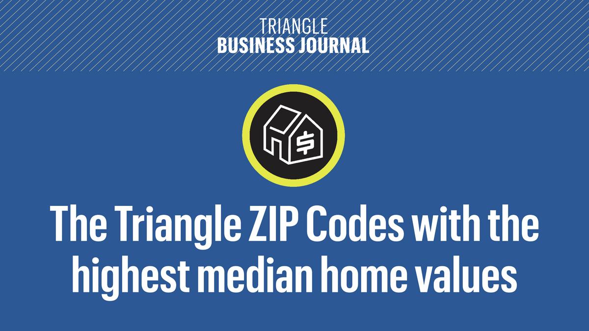 The Raleigh, DurhamChapel Hill area ZIP codes with the highest median