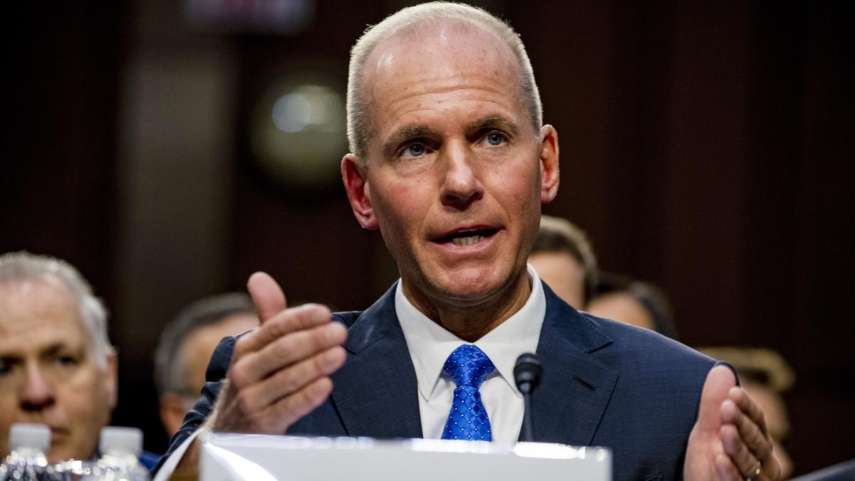 No bonuses for Boeing CEO Dennis Muilenburg: board chairman David ...