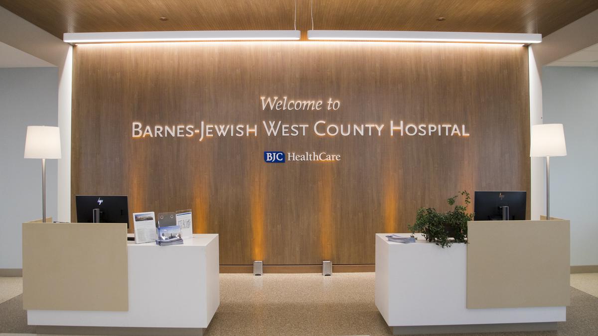 Bjc Healthcare Unveils West County Hospital St Louis Business Journal