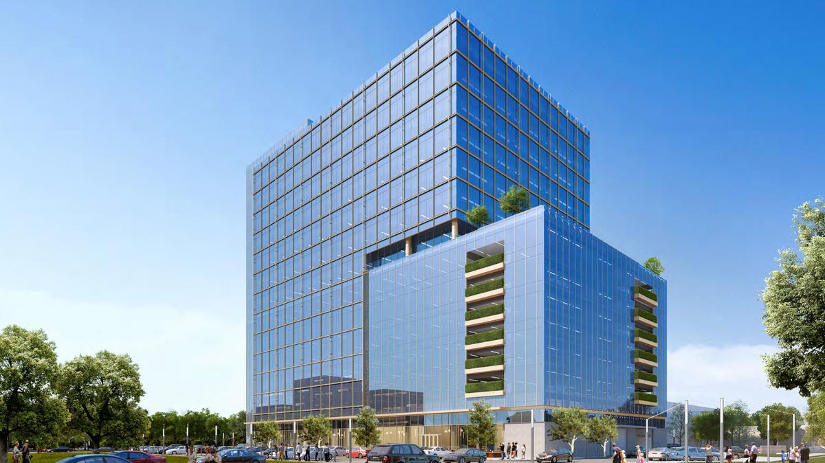 Stonelake Capital Partners' Park Place tower tops out - Houston Business  Journal