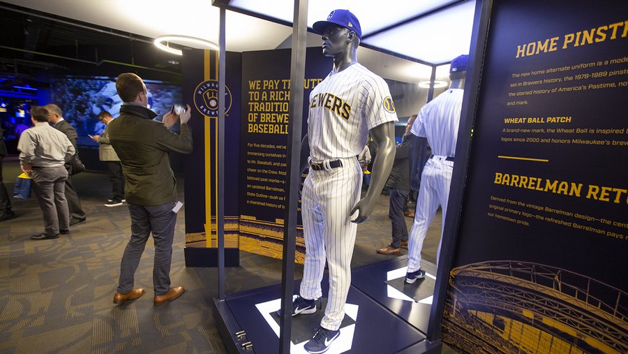 Milwaukee Brewers new uniforms feature ball-in-glove emblem as primary logo, Sports