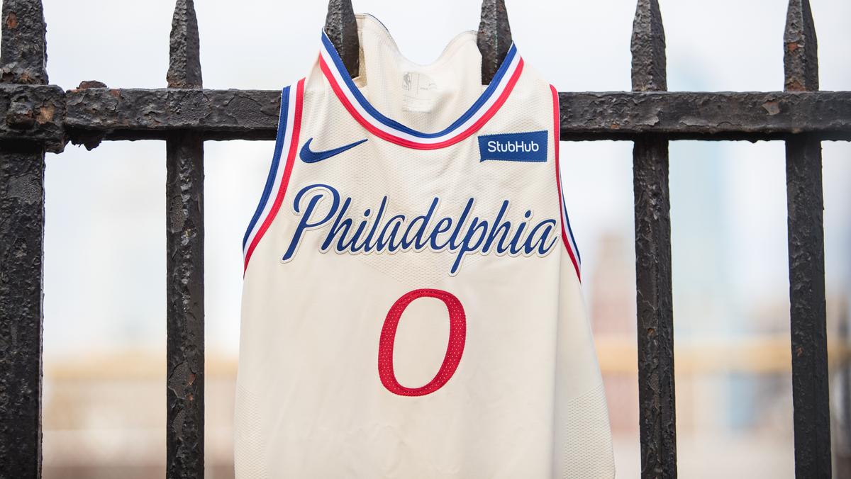 sixers parchment jersey
