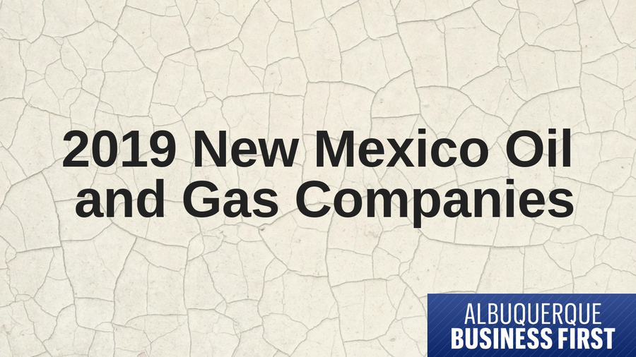 2019 NM oil and gas companies