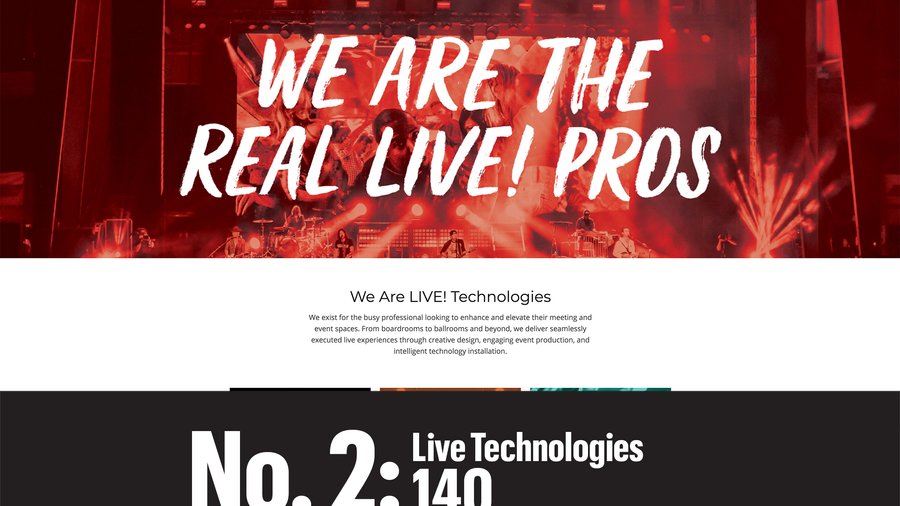 Live Technology Largest Central Ohio audiovisual production companies - Columbus ...