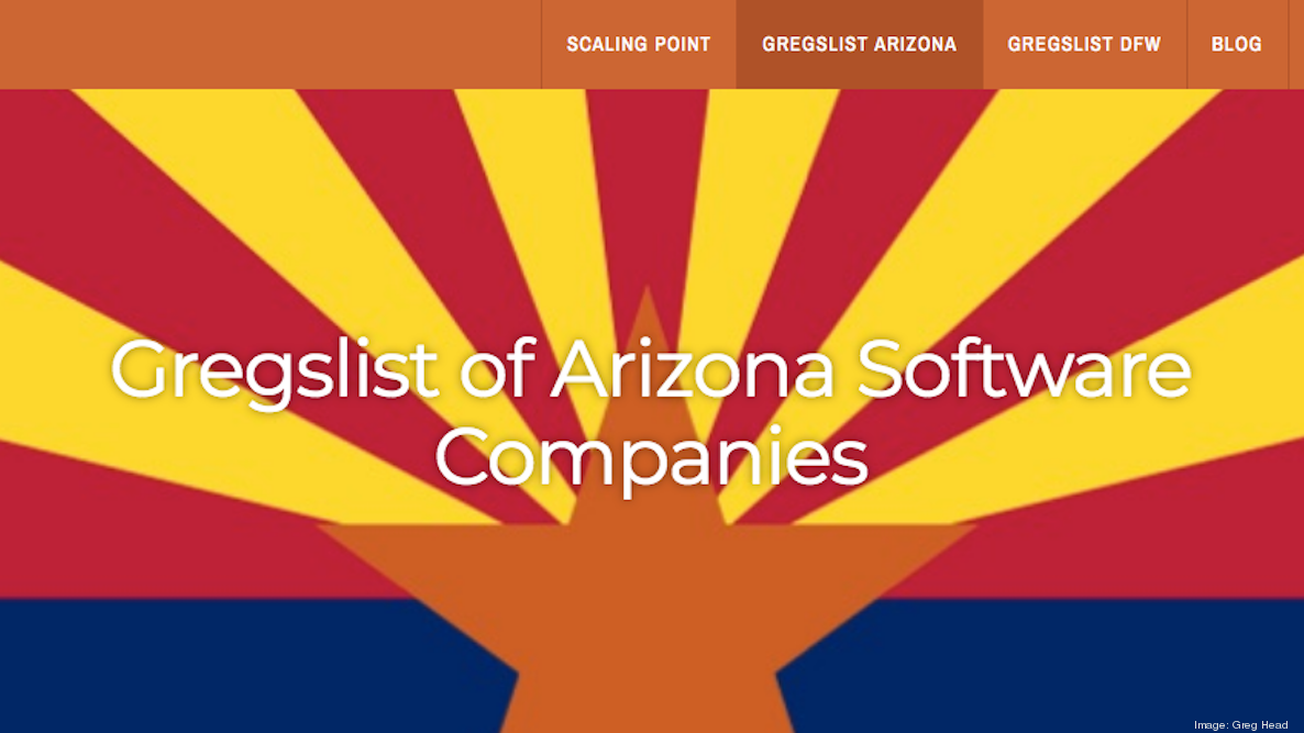 Gregslist Arizona now home to over 500 software companies Phoenix