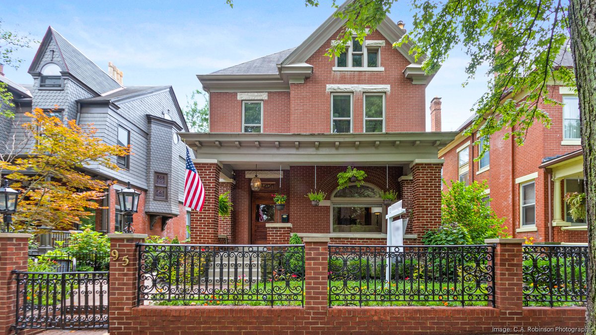 German Village home for sale overlooks Schiller Park Columbus