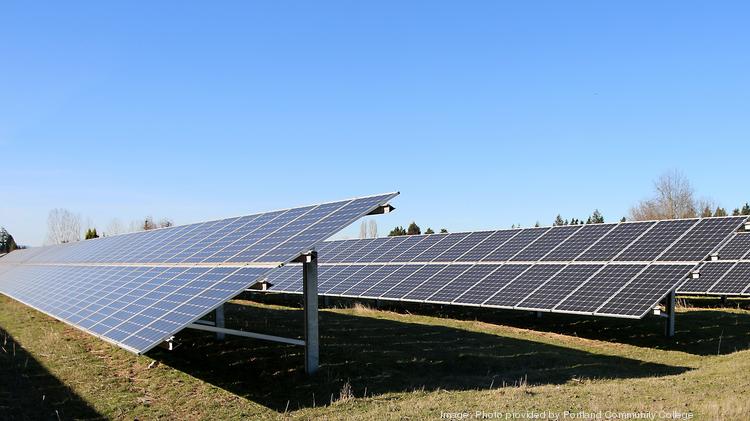 PCC Rock Creek has one of the largest solar panel systems in Oregon.