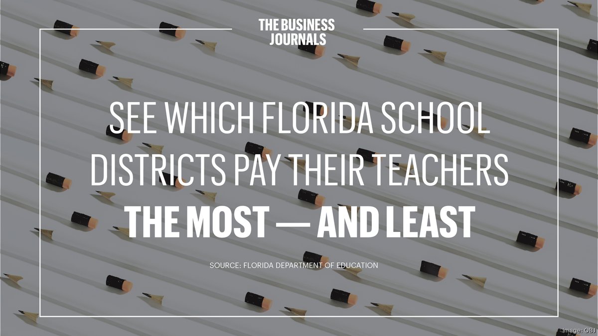 South Florida schools teacher salaries South Florida Business Journal