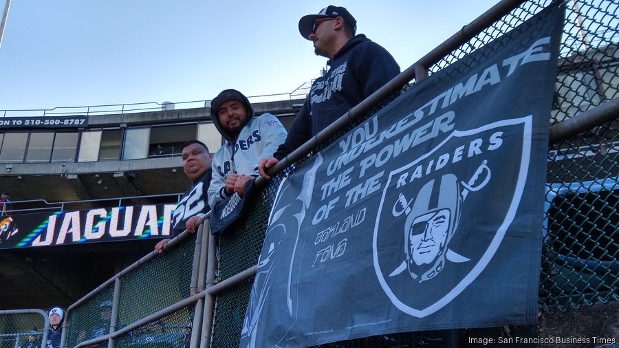 Raiders' final game at Oakland Coliseum marked by cheers, jeers and lost  jobs - San Francisco Business Times