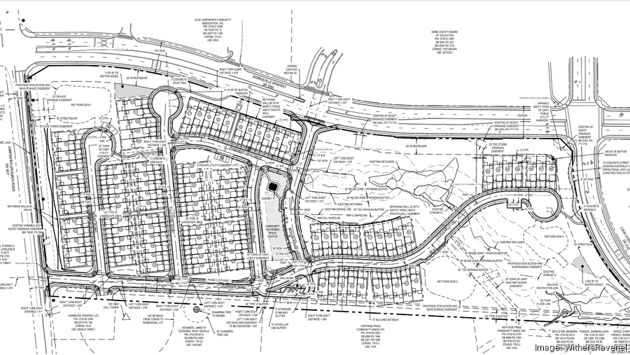 PulteGroup (NYSE PHM) wants to build 100 townhomes in Cary, North