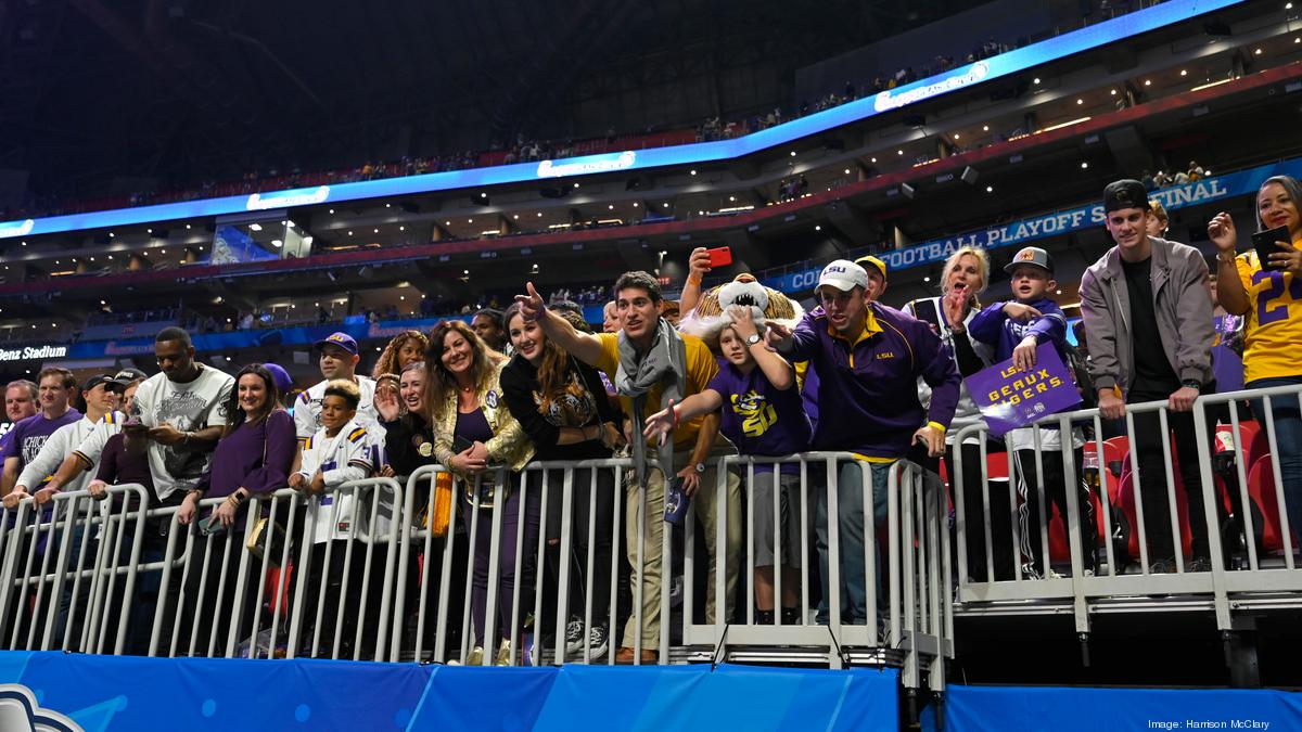 Peach Bowl LSUOklahoma breaks stadium attendance record Atlanta