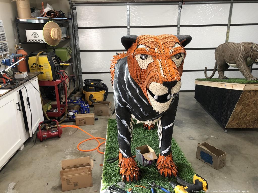 TIRE ART MASCOTS FOR BOWL-BOUND TEAMS CELEBRATED AT THE 87TH GOODYEAR COTTON  BOWL CLASSIC