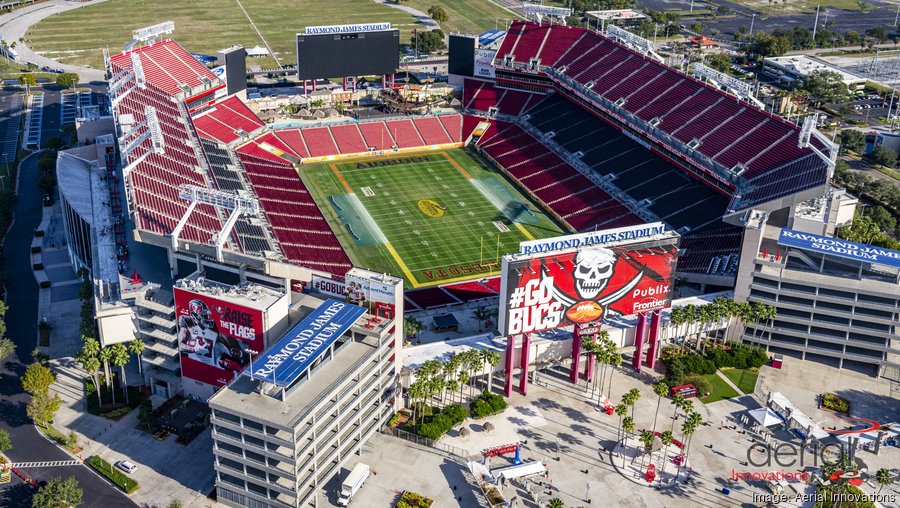 Inside Raymond James Stadium for a Tampa Bay Buccaneers Football Game 