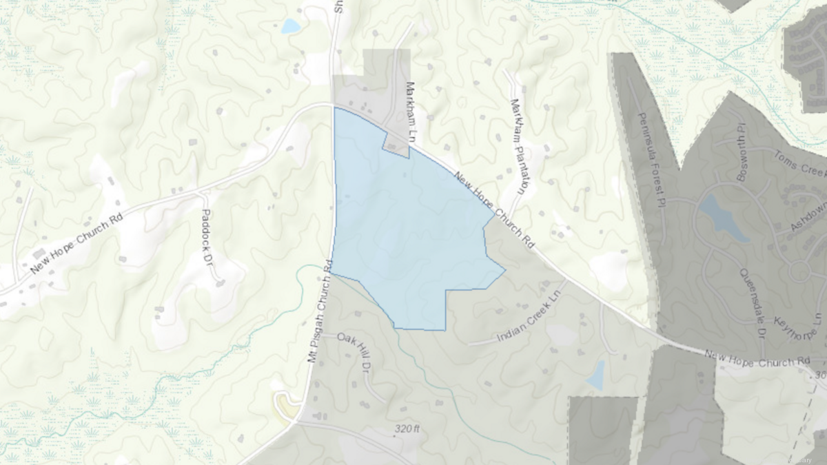 Lennar (NYSE LEN) maps residential development in Cary, North Carolina