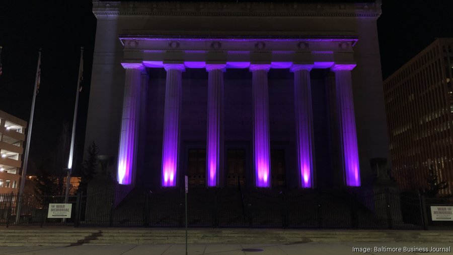 Baltimore Landmarks Light Up In Purple For Ravens - CBS Baltimore