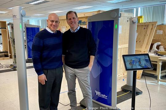 Evolv Technology President and CEO Peter George and co-founder Mike Ellenbogen