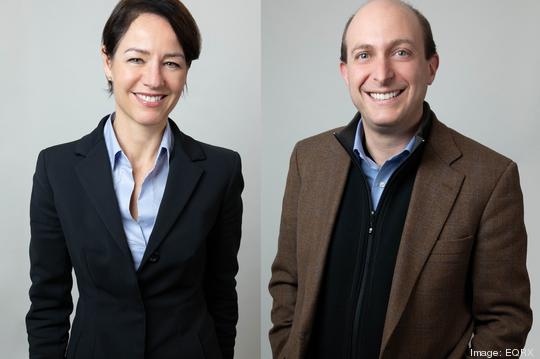 Melanie Nallicheri and Alexis Borisy, co-founders of EQRx