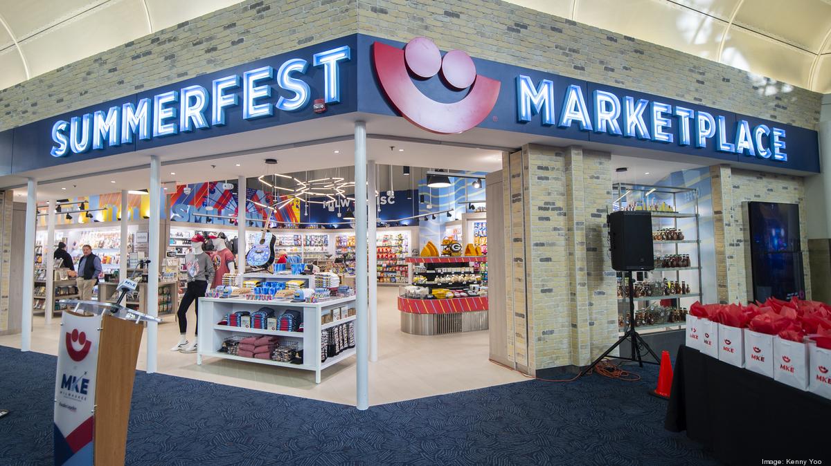 Get a look at much-anticipated Summerfest store at Milwaukee's airport