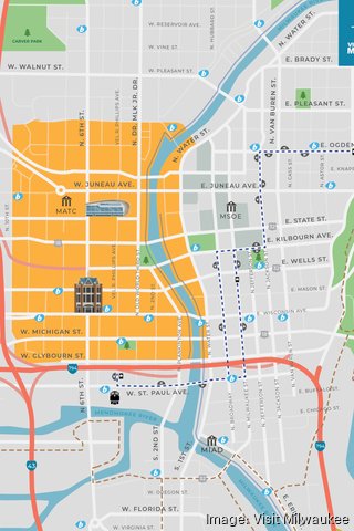 Republican National Convention To Have 2 Security Zones Milwaukee   Security Footprint Map V3*320xx1600 2400 400 0 