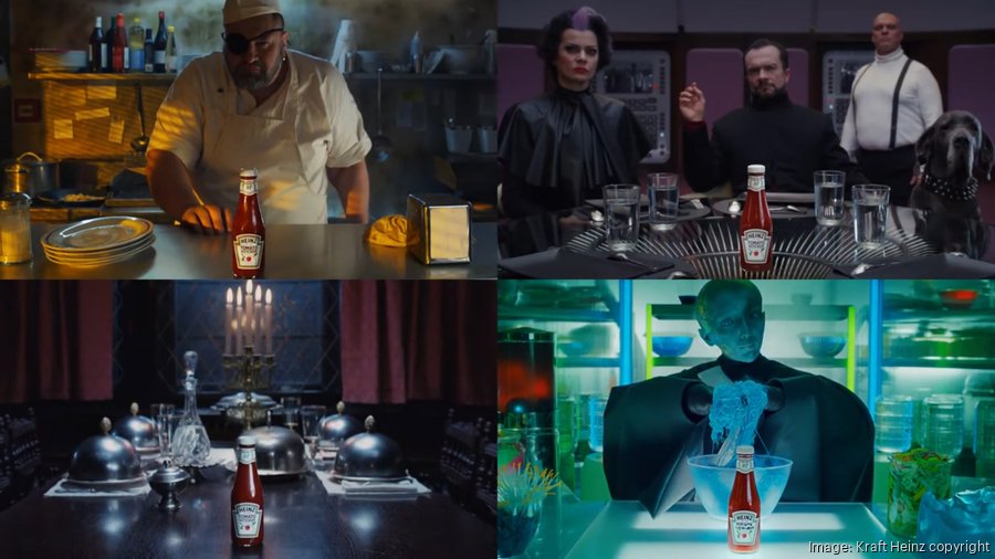 Heinz Ketchup Super Bowl ad features four screens on one screen