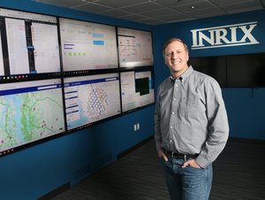 Inrix CEO Bryan Mistele in Kirkland, Washington