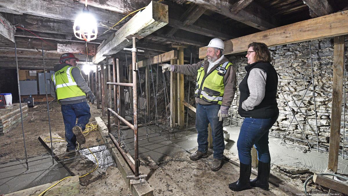 Preservation work continues at the oldest building in Albany, the Van